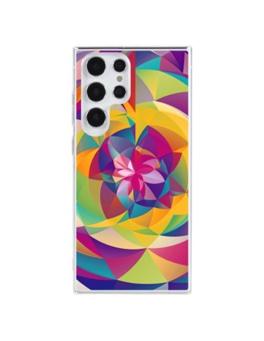 Coque Samsung Galaxy S23 Ultra 5G Acid Blossom Fleur - Eleaxart