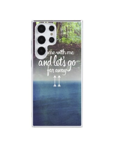 Samsung Galaxy S23 Ultra 5G Case Let's Go Far Away Forest - Eleaxart