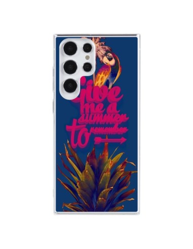 Cover Samsung Galaxy S23 Ultra 5G Give me a summer to remember souvenir Paesaggio - Eleaxart
