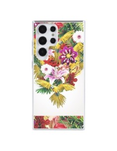 Coque Samsung Galaxy S23 Ultra 5G Parrot Floral Perroquet...
