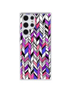 Cover Samsung Galaxy S23 Ultra 5G Grafico Azteco Rosa...