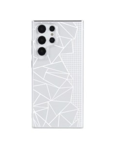 Cover Samsung Galaxy S23 Ultra 5G Linee Griglia Side Grid...