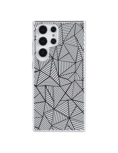 Cover Samsung Galaxy S23 Ultra 5G Linee Griglia Triangles...