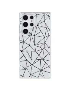 Coque Samsung Galaxy S23 Ultra 5G Lignes Triangles Grid...