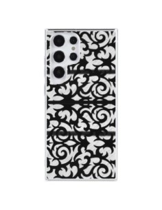 Cover Samsung Galaxy S23 Ultra 5G Astratto Bianco e Nero...