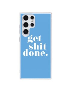 Cover Samsung Galaxy S23 Ultra 5G Get Shit Done Blu -...