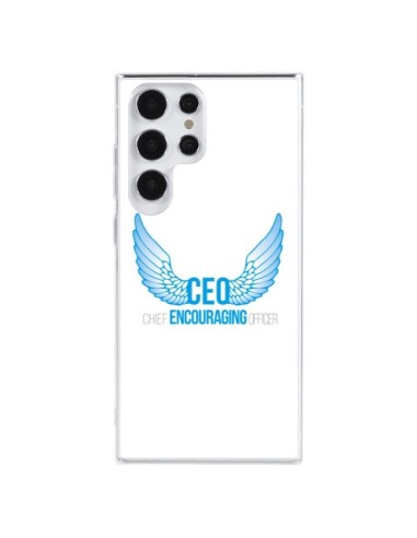 Cover Samsung Galaxy S23 Ultra 5G CEO Chief Encouraging Officer Blu - Shop Gasoline