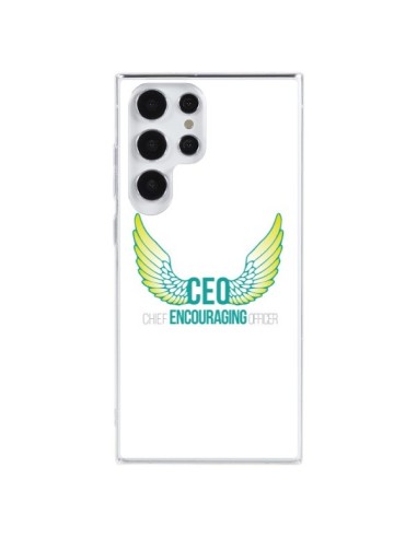 Coque Samsung Galaxy S23 Ultra 5G CEO Chief Encouraging Officer Vert - Shop Gasoline