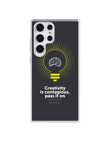 Coque Samsung Galaxy S23 Ultra 5G Creativity is contagious, Einstein - Shop Gasoline