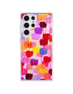Cover Samsung Galaxy S23 Ultra 5G Pois Rosas Dottie - Ebi...