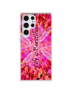 Coque Samsung Galaxy S23 Ultra 5G Life is Beautiful - Ebi...