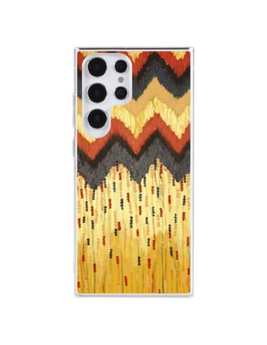 Samsung Galaxy S23 Ultra 5G Case Shine On Gold Aztec - Ebi Emporium