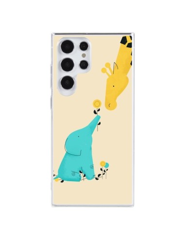 Coque Samsung Galaxy S23 Ultra 5G Elephant Bebe Girafe - Jay Fleck