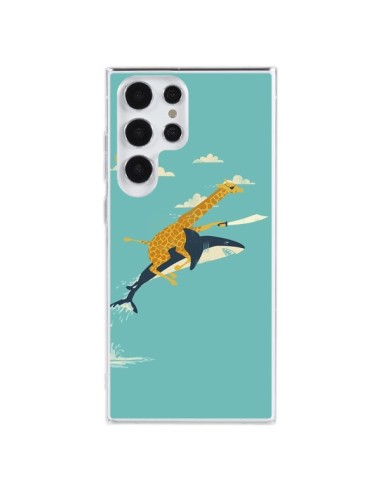 Cover Samsung Galaxy S23 Ultra 5G Giraffa Squalo Volanti - Jay Fleck