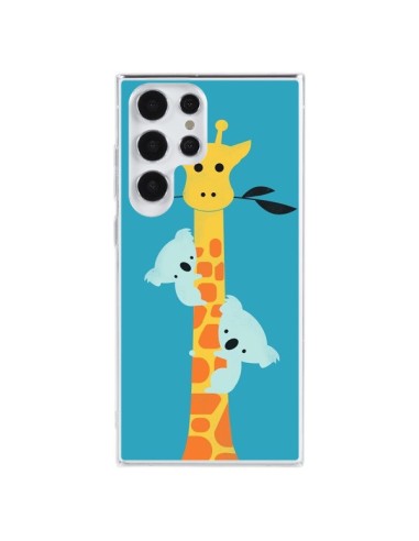 Coque Samsung Galaxy S23 Ultra 5G Koala Girafe Arbre - Jay Fleck
