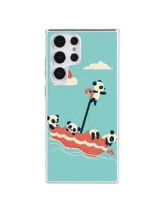 Samsung Galaxy S23 Ultra 5G Case Umbrella floating Panda...