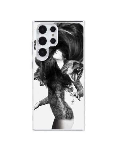 Coque Samsung Galaxy S23 Ultra 5G Femme Ours - Jenny Liz Rome