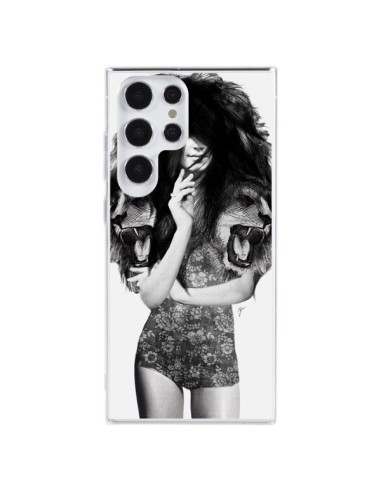 Coque Samsung Galaxy S23 Ultra 5G Femme Lion - Jenny Liz Rome