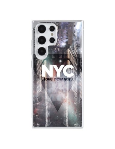 Coque Samsung Galaxy S23 Ultra 5G I Love New York City Violet - Javier Martinez