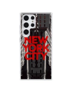 Coque Samsung Galaxy S23 Ultra 5G New York City Rouge -...