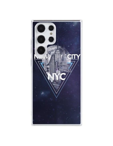 Coque Samsung Galaxy S23 Ultra 5G New York City Triangle Bleu - Javier Martinez