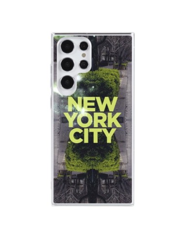Coque Samsung Galaxy S23 Ultra 5G New York City Vert - Javier Martinez