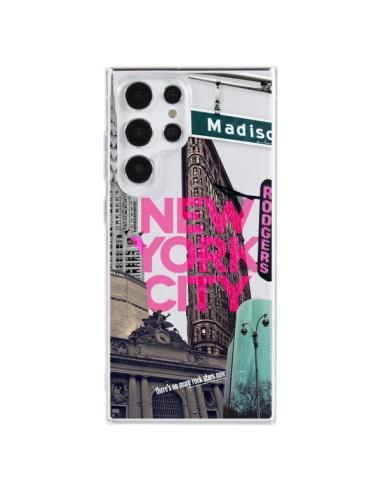 Coque Samsung Galaxy S23 Ultra 5G New Yorck City NYC Transparente - Javier Martinez