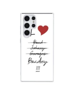 Cover Samsung Galaxy S23 Ultra 5G I Love Bradley Cuore...
