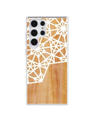 Samsung Galaxy S23 Ultra 5G Case Frozen Stars Wood Aztec Tribal - Jenny Mhairi