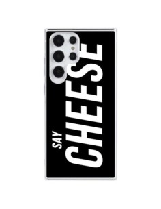 Cover Samsung Galaxy S23 Ultra 5G Say Cheese Sorriso Nero...