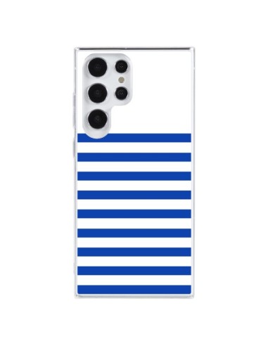 Coque Samsung Galaxy S23 Ultra 5G Mariniere Bleu - Jonathan Perez