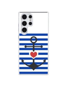 Cover Samsung Galaxy S23 Ultra 5G Mariniere Ancora Marina...