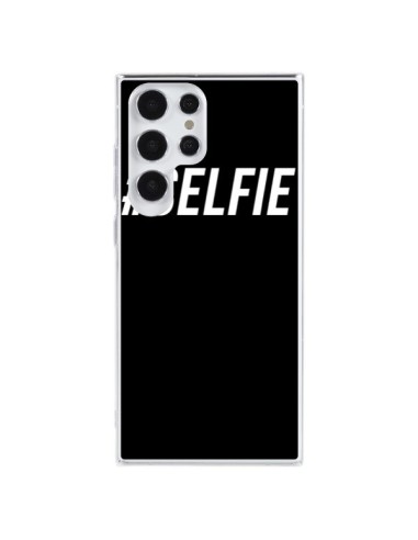 Coque Samsung Galaxy S23 Ultra 5G Hashtag Selfie Blanc Vertical - Jonathan Perez