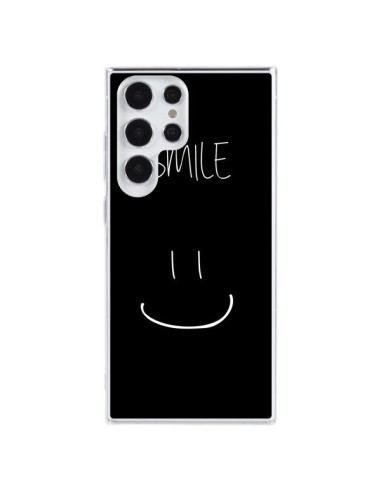 Coque Samsung Galaxy S23 Ultra 5G Smile Souriez Noir - Jonathan Perez