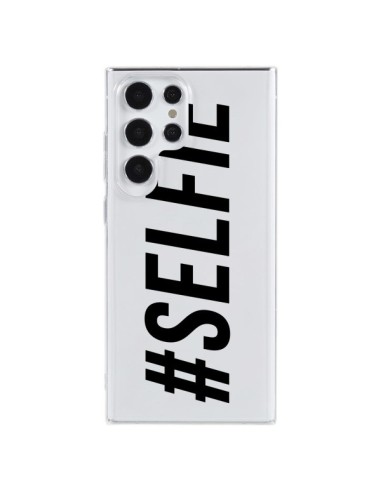 Coque Samsung Galaxy S23 Ultra 5G Hashtag Selfie Transparente - Jonathan Perez