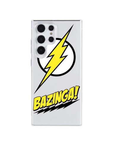 Coque Samsung Galaxy S23 Ultra 5G Bazinga Sheldon The Big Bang Thoery Transparente - Jonathan Perez