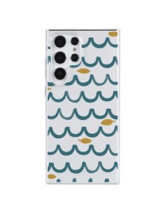 Samsung Galaxy S23 Ultra 5G Case Fish Acqua Clear -...