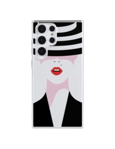 Coque Samsung Galaxy S23 Ultra 5G Femme Chapeau Hat Lady...