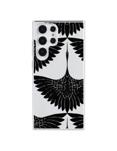 Cover Samsung Galaxy S23 Ultra 5G Pavone Trasparente - Dricia Do