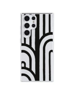 Samsung Galaxy S23 Ultra 5G Case Geometrico Black Clear -...