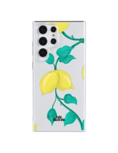 Cover Samsung Galaxy S23 Ultra 5G Limoni Trasparente -...