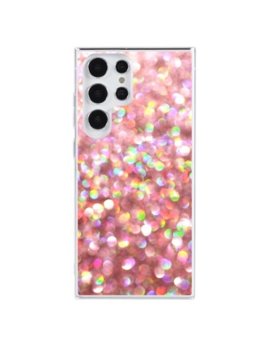 Coque Samsung Galaxy S23 Ultra 5G Paillettes Pinkalicious - Lisa Argyropoulos
