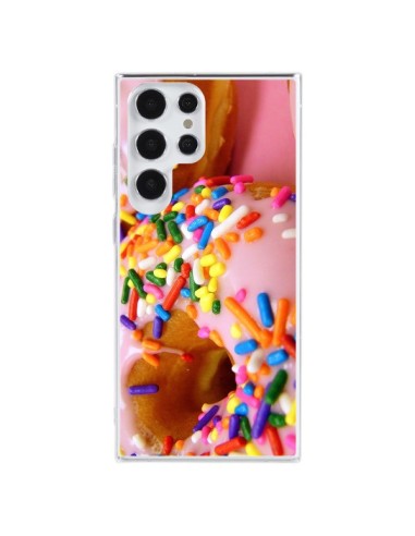 Coque Samsung Galaxy S23 Ultra 5G Donuts Rose Candy Bonbon - Laetitia