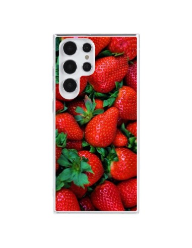 Coque Samsung Galaxy S23 Ultra 5G Fraise Strawberry Fruit - Laetitia