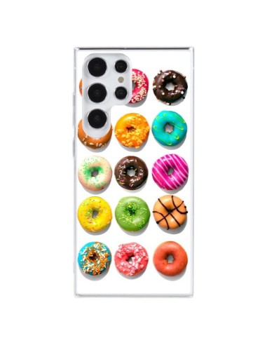 Coque Samsung Galaxy S23 Ultra 5G Donuts Multicolore Chocolat Vanille - Laetitia