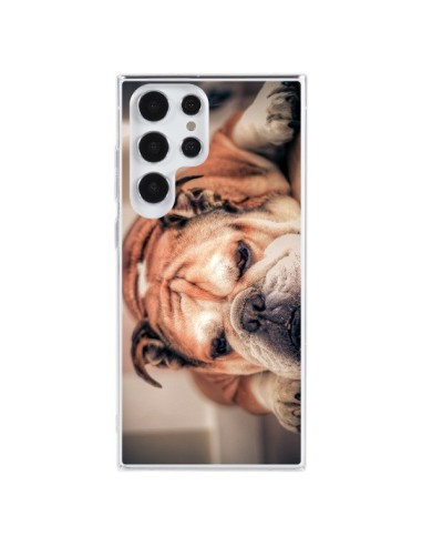 Coque Samsung Galaxy S23 Ultra 5G Chien Bulldog Dog - Laetitia