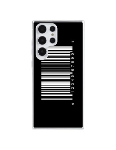 Samsung Galaxy S23 Ultra 5G Case Barcode White - Laetitia