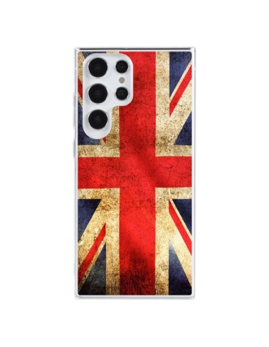 Cover Samsung Galaxy S23 Ultra 5G Bandiera Inghilterra UK - Laetitia