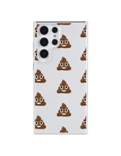 Samsung Galaxy S23 Ultra 5G Case Shit Poop Emoji Clear -...