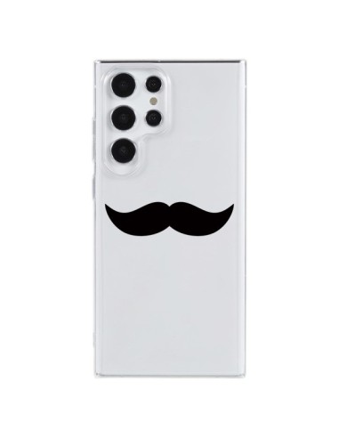 Coque Samsung Galaxy S23 Ultra 5G Moustache Movember Transparente - Laetitia